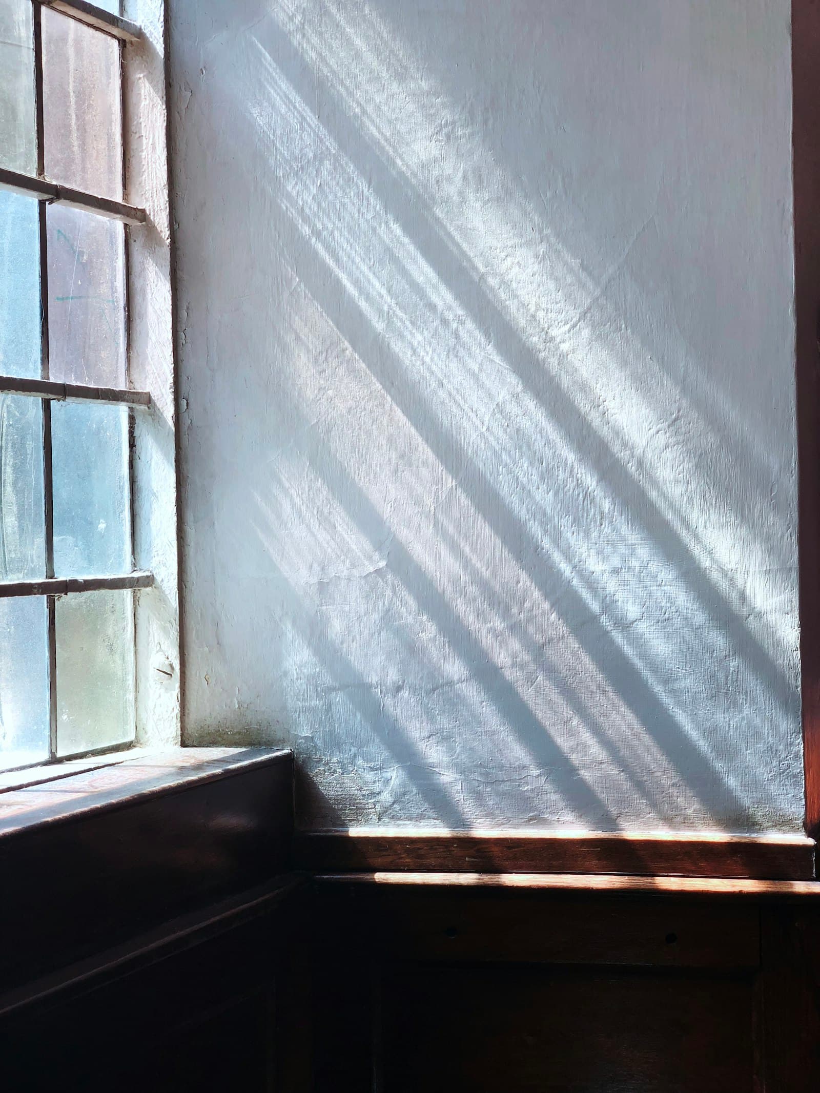 Sunlight streaming through a window